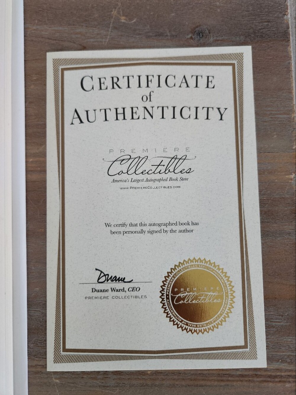 Pete Hegseth Autographed American Crusade Signed Hardcover Book COA 2020 - Picture 5 of 10